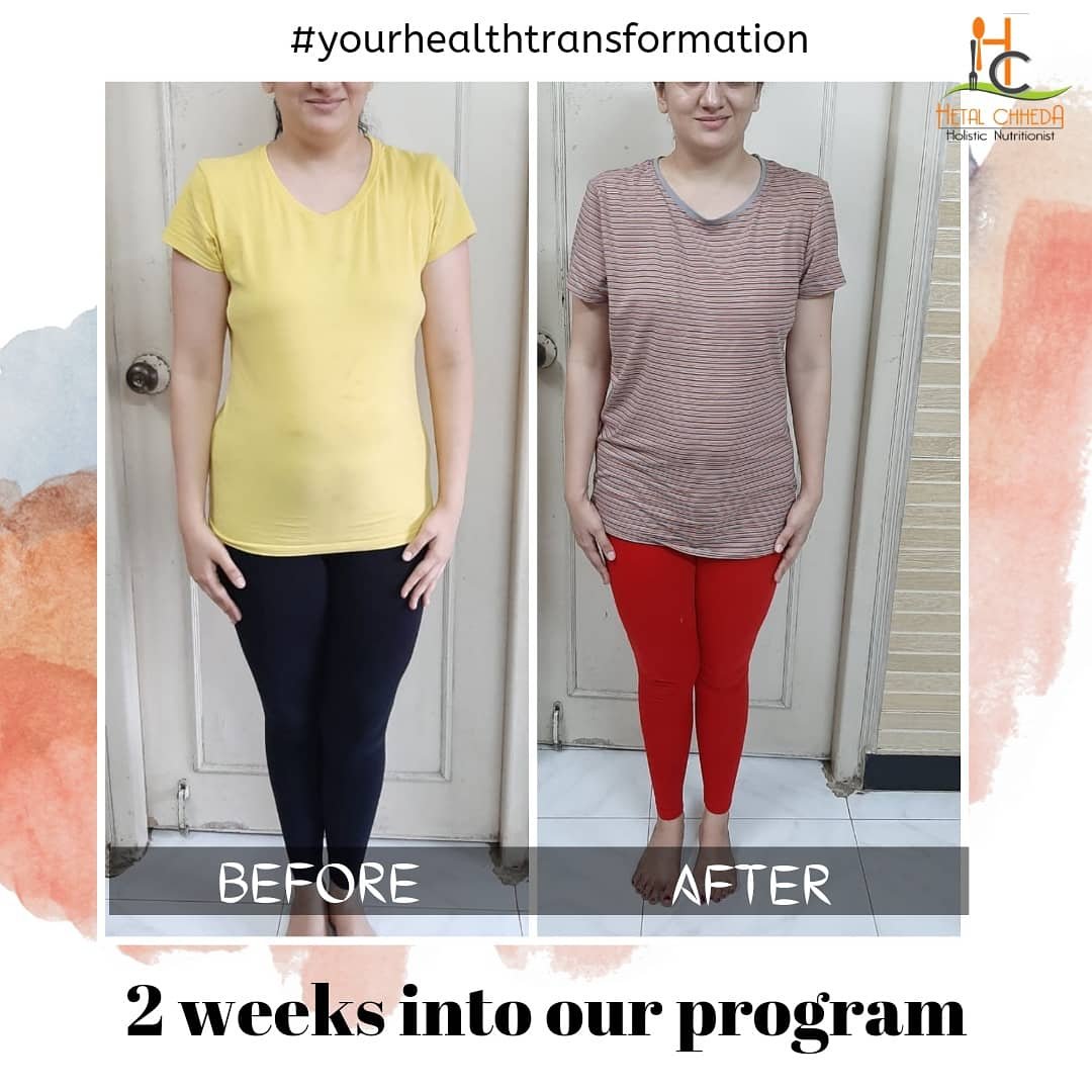 2 weeks transformation